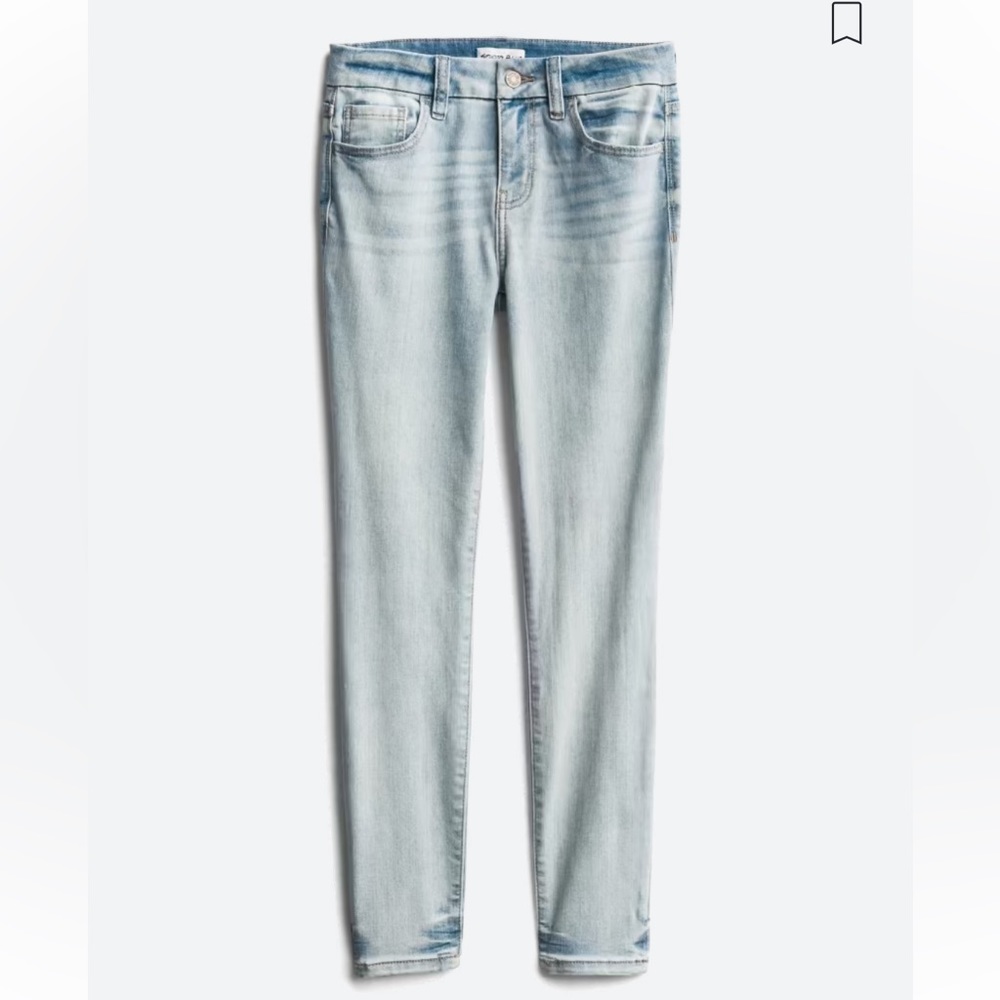 Midrise skinny stretch jean size 12, inseam, 29 inches